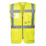 Portwest Profi Executive Warnweste mit Taschen und...