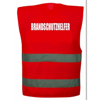 Brandschutzhelfer Warnweste Sonderfarbe in 3 größen