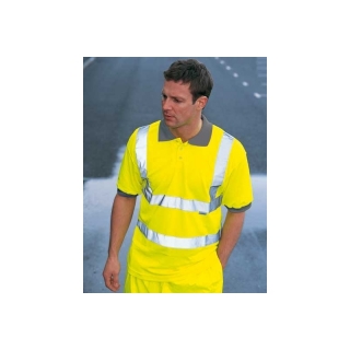 Dickies Hochsichtbares Worker Polo gelb
