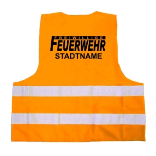 Freiwillige Feuerwehr Warnweste Orange
