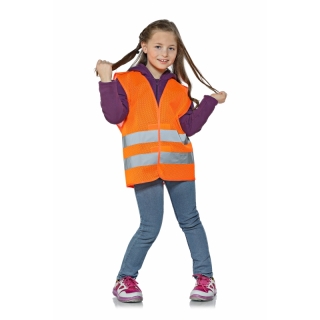 Kinder Warnweste orange 7-12 Jahre
