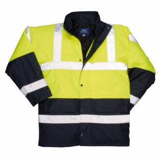 Portwest Kontrast Verkehrsjacke gelb/schwarz EN 20471 /...