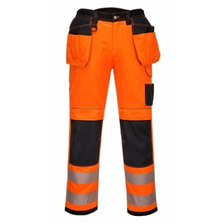 Vison Warnschutz Hose orange/schwarz