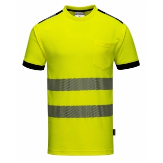 Vison Warnschutz T-Shirt gelb/schwarz