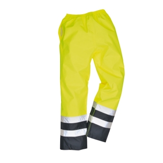 Zweifarbige Warnschutz-Hose