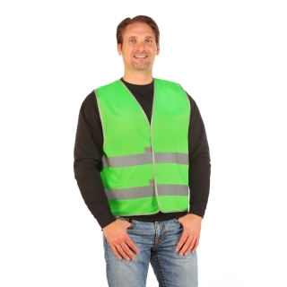 easyMesh Signalweste Warnweste Grün in 3 größen