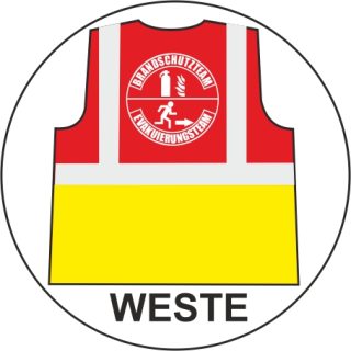 Aufbewahrungbox klein blau für Einsatzwesten