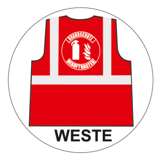 Aufbewahrungbox klein blau für Einsatzwesten