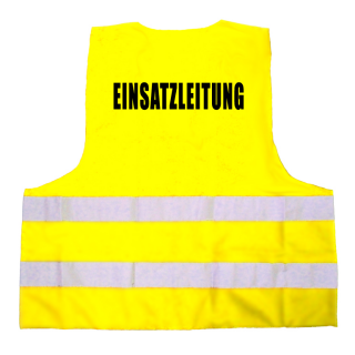 EINSATZLEITUNG Warnweste Gelb