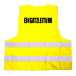 EINSATZLEITUNG Warnweste Gelb
