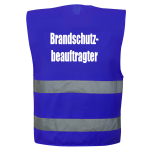 Brandschutz - beauftragter Warnweste Sonderfarbe in 10...