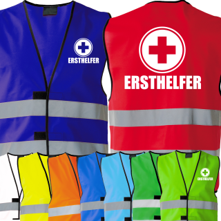 Signalweste für Kinder - High Visibility in 5 Sonderfarben und 2