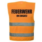 Warnweste Feuerwehr im Einsatz Orange  in 10...