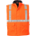 BIZFLAME Regen-Warnschutz Bodywarmer antistatisch und flammhemmend farbe Orange