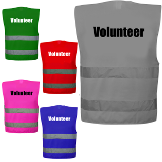 Volunteer Warnweste Sonderfarbe