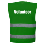 Volunteer Warnweste Sonderfarbe farbe: grün df:...
