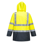 BIZFLAME Regen Warnschutz Multi-Norm-Jacke Gelb/Marine