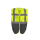 YOKO Warnweste Executive - gelb / grau  mit vielen Taschen und Rei&szlig;verschluss