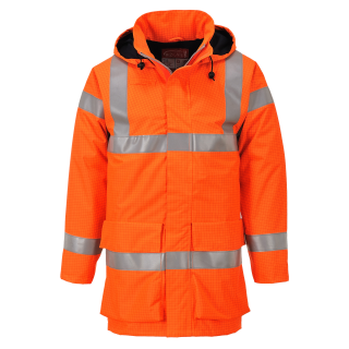 BIZFLAME Multi Leichte Regen-Warnschutzjacke Antistatisch farbe Orange