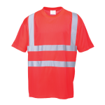 Warnschutz T-Shirt Rot L
