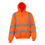 Hi Vis Pull-Over Hoodie EN20471 Klasse 3 gelb oder Orange...