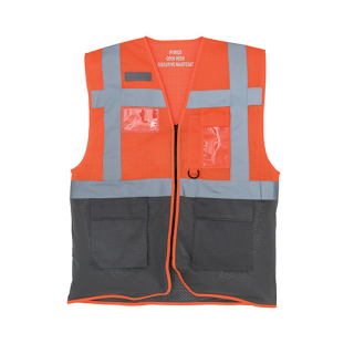 easyMesh 10er Pack Signalweste Warnweste Orange Gr. XL/XXL