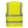 Warnschutzweste mit Reißverschluss gelb EN 20471 S-3XL größe S