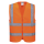 Warnschutzweste mit Reißverschluss orange EN 20471 S-3XL größe S (ca. 104 cm Umfang)