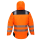 Vison Warnschutz Regenjacke orange/schwarz