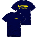 Freiwillige Feuerwehr T-Shirt Style 1 mit Stadtnamen 4XL