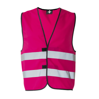 Warn-, Reflektorweste für Damen Solid Pink Compass