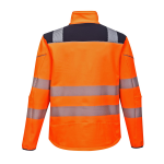 Vison Warnschutz Softshelljacke  orange/navy