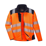 Vison Warnschutz Softshelljacke  orange/navy