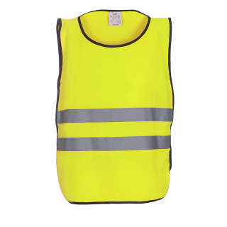 HI-VIS Überwurf für Erwachsene farbe: gelb größe: S/M