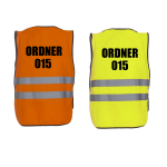 HI-VIS Ordner Warnweste Überwurf für Erwachsene...