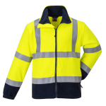 Portwest Flammhemmende antistatische Warnschutz Fleece Jacke größe 3XL