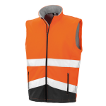 Result Bedruckbare Warnschutz Softshell Weste