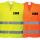 100 st&uuml;ck Warnweste Gelb oder Orange EN ISO 20471:2013 mit 1.fbg. Druck