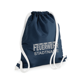 Jugend Feuerwehr Sportbeutel inkl.Wunschname Design FWJ1 Silberreflektierend