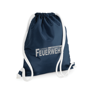 Jugend Feuerwehr Sportbeutel inkl.Wunschname Design FWJ3 Silberreflektierend