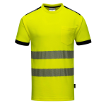 Vison Warnschutz T-Shirt gelb/schwarz