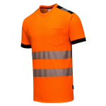Vison Warnschutz T-Shirt orange/schwarz