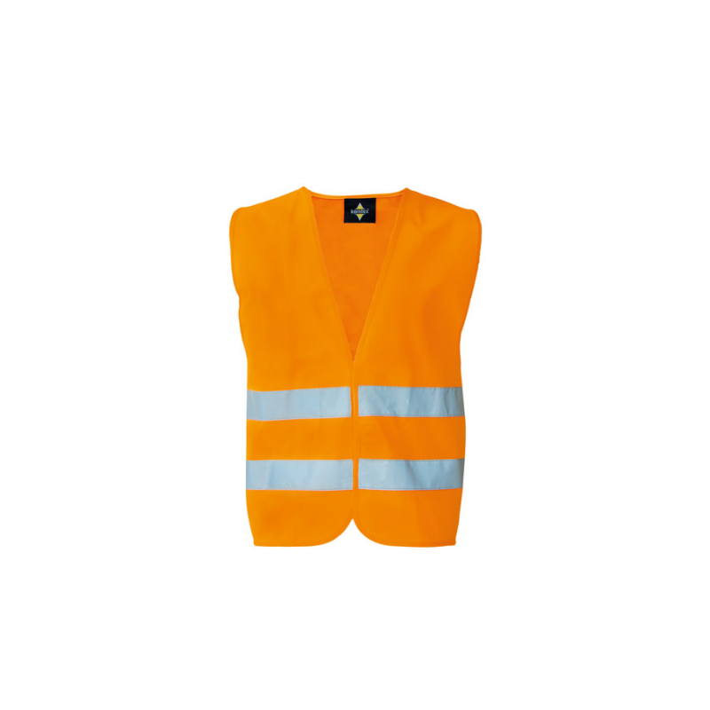 Warnweste - Sicherheitsweste orange Textil grösse S