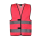 Korntex® Kinder Warnweste Sicherheitsweste Funktionsweste - Neon Farben Neon-Pink S Größe 7-12 Jahre