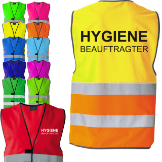 Hygienebeauftragter Warnweste 12 Farben - 7 größen