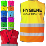 Hygienebeauftragter Warnweste 12 Farben - 7...