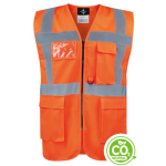 Korntex® Comfort Executive Weste HAMBURG Neon-Orange...