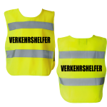 Verkehrshelfer Warnschutz Überwurf XS-XXL