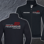 Feuerwehr Sweatjacke FW1900 Druck doppelseitig mehrfarbig...