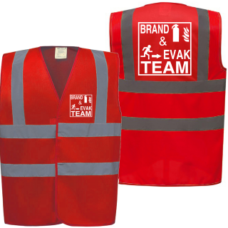 BRAND & EVAK TEAM Piktogramm Warnweste S-3XL